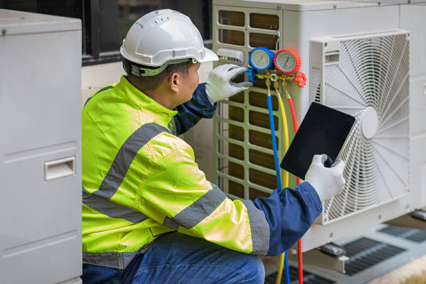 Professional Hvac technician working in Milton, GA